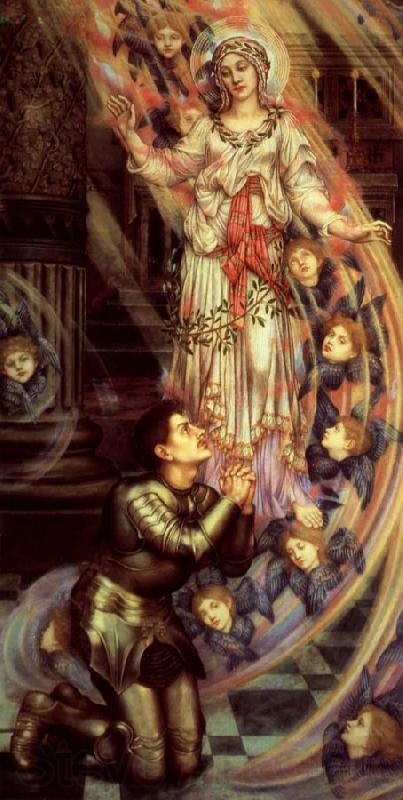 Evelyn De Morgan Our Lady of Peace Germany oil painting art